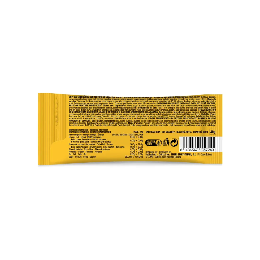 226ERS Hydrajelly Energy Gel, Banana 226ERS Hydrajelly Energy Gel, Banana