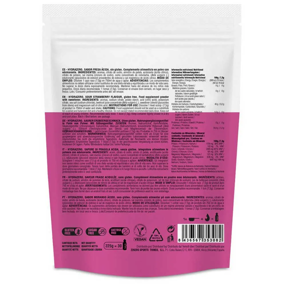 226ERS Hydrazero Pulver Tropisk 225g
