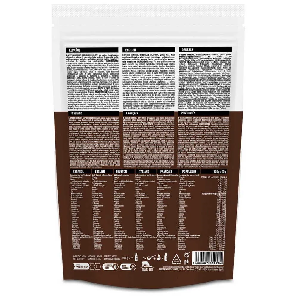 226ERS K-weeks Immune Energidrikkpulver Sjokolade 1kg, One size