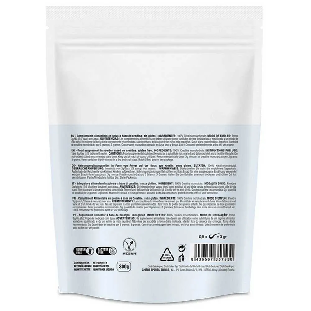 226ERS Kreatinpulver Nøytral Smak 300g, One size