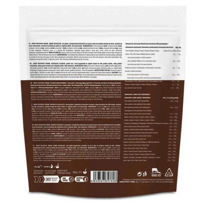 226ERS Night Cream 2.0 Restitusjonsdrikkepulver Sjokolade 500g, Multicolour, One Size