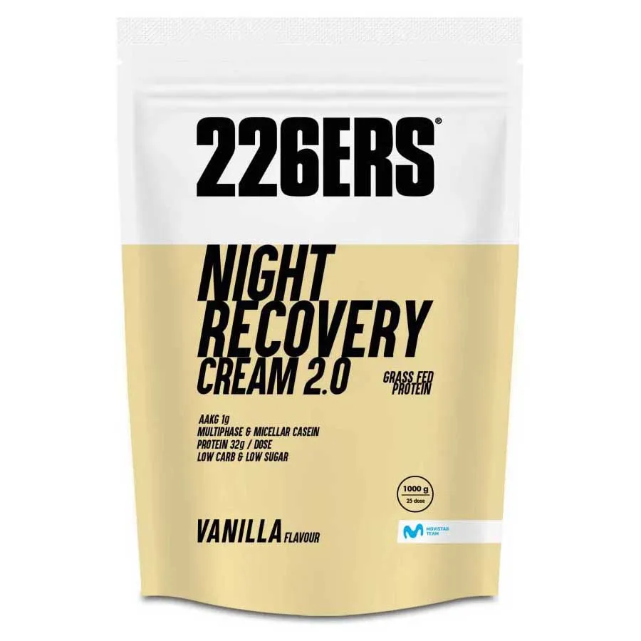 226ERS Night Cream 2.0 Restitusjonsdrikkepulver Vanilje 1kg, Multicolour, One Size