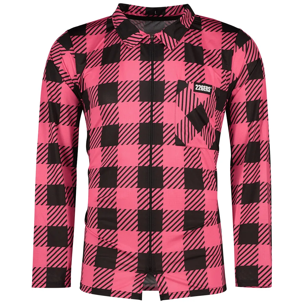 226ERS Plaid Cycling Langermet Trøye