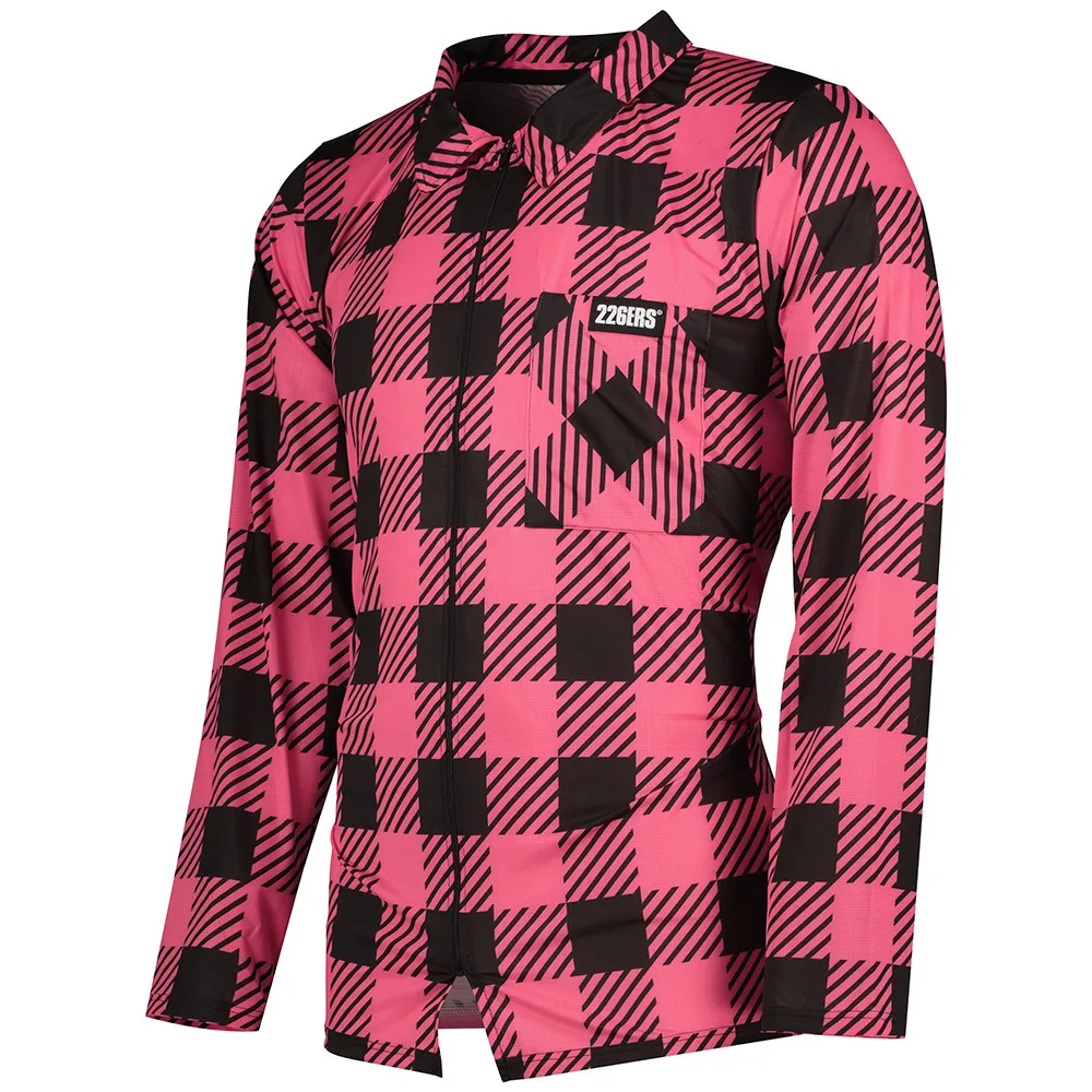 226ERS Plaid Cycling Langermet Trøye