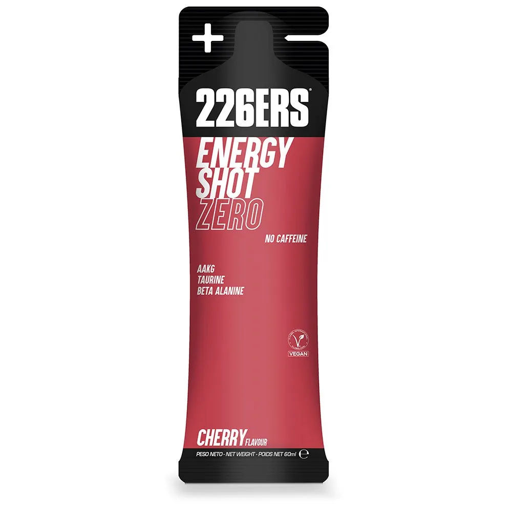 226ERS Shot Zero Caff Energidrikk Enkeltdoseboks Kirsebær 60ml 24 Enheter, One size