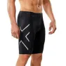 2XU Accelerate Compression Korte Leggings male, Black / tango