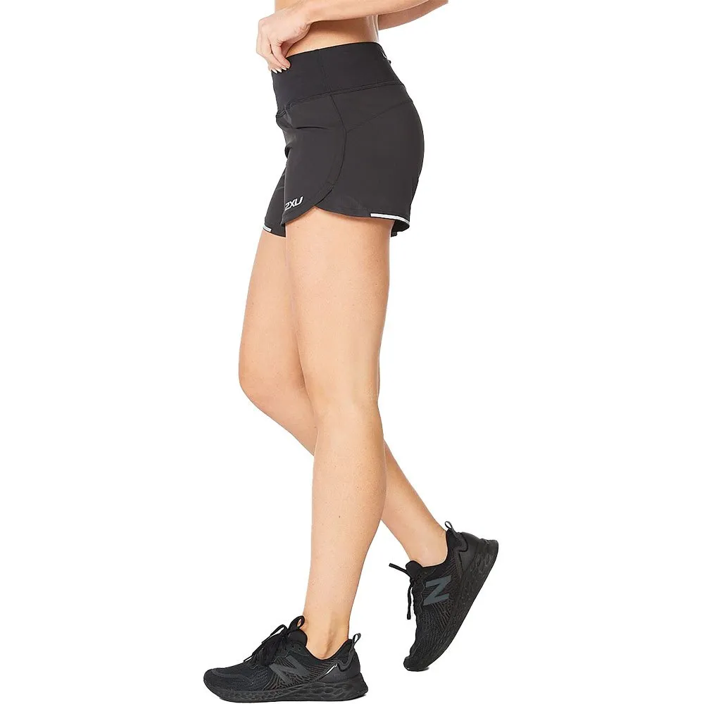 2XU Aero 4 ´´ Shorts female, Black / silver reflective