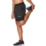 2XU Aero 5´´ 2-i-1 Shorts Refurbished male, Black / silver reflective