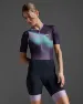 2XU Aero Hex Sleeved Dame Tri Suit