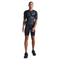 2XU Aero Hex Tri Halv Glidelås Kort Ermet T-skjorte male 2XU Aero Hex Tri Halv Glidelås Kort Ermet T-skjorte male