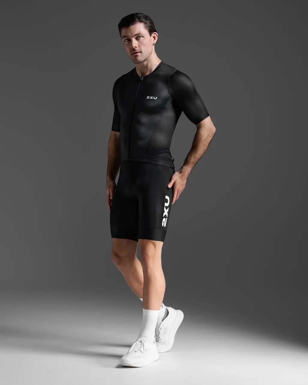 2XU Aero Hex Tri Sleeved Trøye
