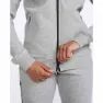 2XU Commute Genser Med Hel Glidelås, Grey marle / black