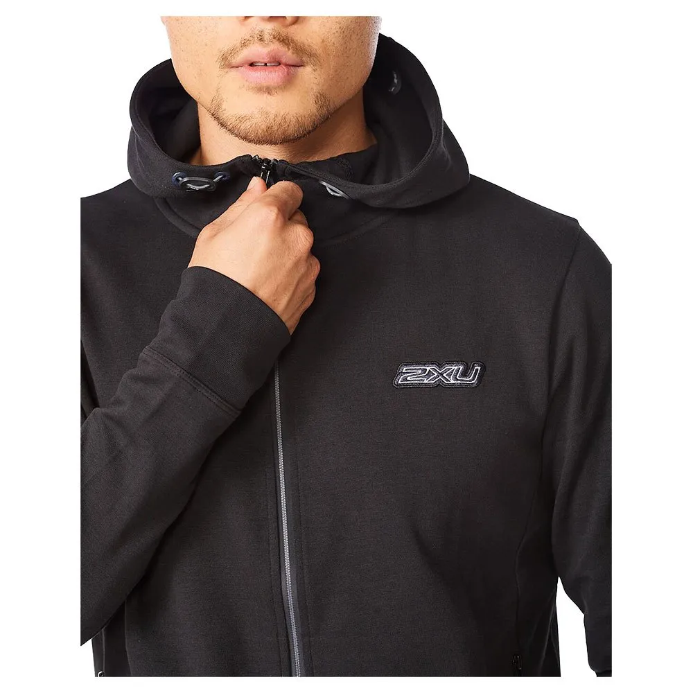 2XU Commute Jakke male, Black / turbulence