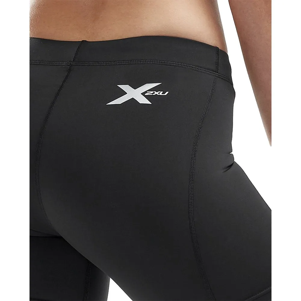 2XU Core Compression Game Day 5´´ Korte Leggings female, Black / silver