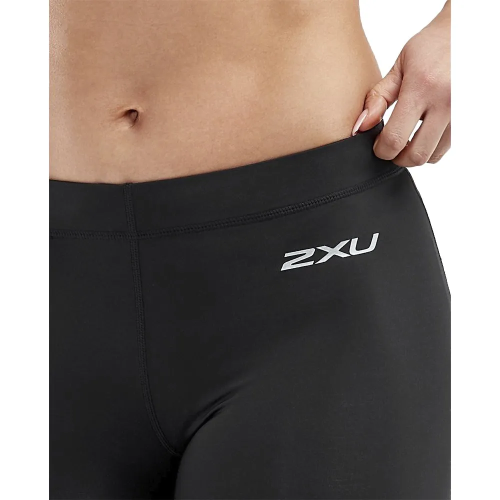 2XU Core Compression Game Day 5´´ Korte Leggings female, Black / silver
