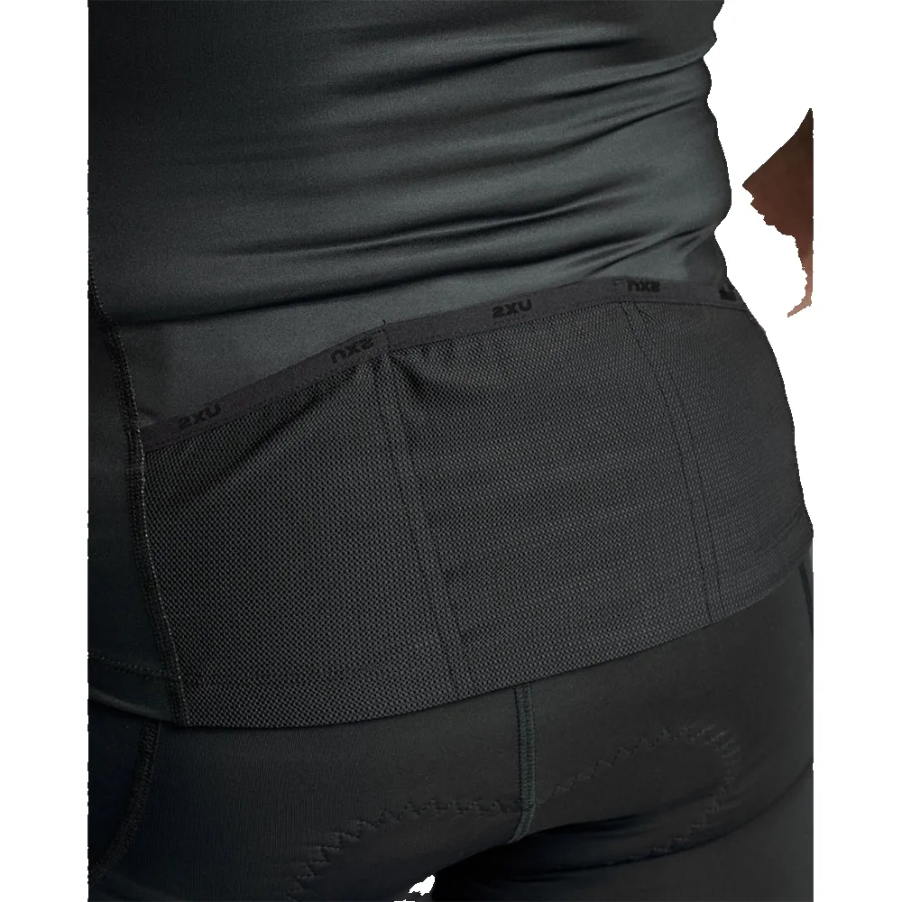2XU Core Tri Ermeløs T-skjorte male, Black / white