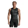 2XU Core Tri Ermeløs T-skjorte male, Black / white