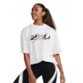 2XU Form Boyfriend Kortarmet T-skjorte female, White / hyper coral