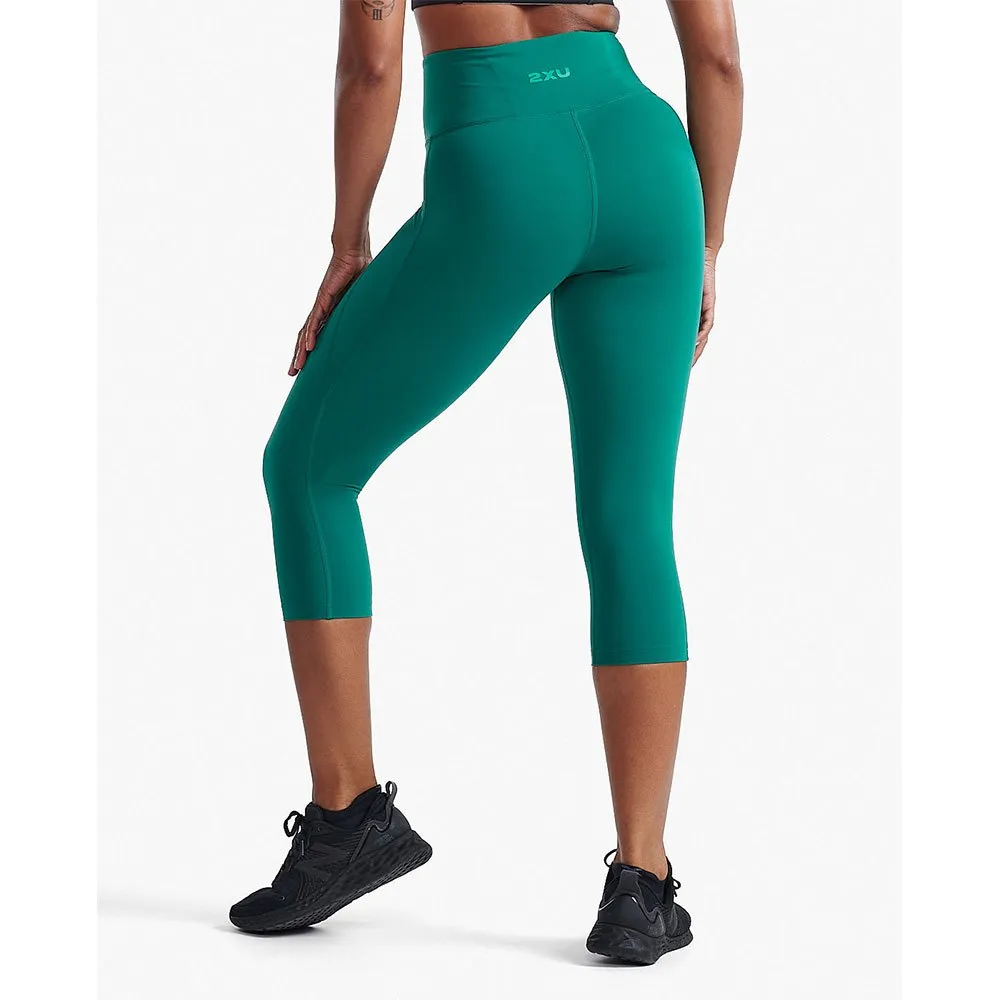 2XU Form Høytlivte 3/4 Leggings female, Forest green / forest green