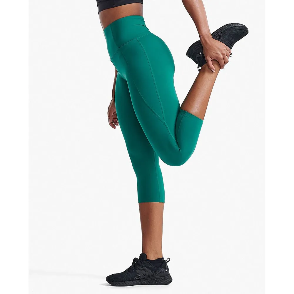 2XU Form Høytlivte 3/4 Leggings female, Forest green / forest green
