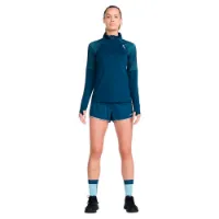 2XU Light Speed Halv Glidelås Langarmet T-skjorte Kvinne