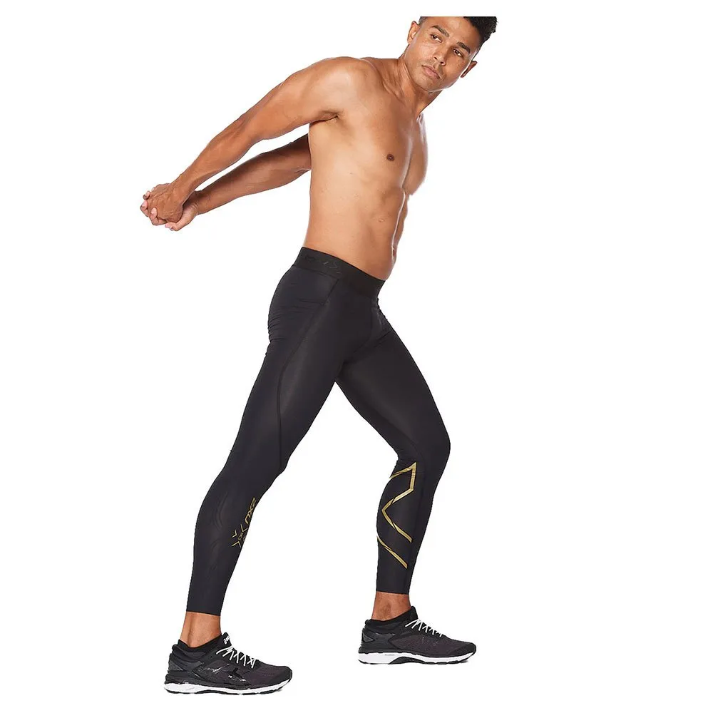 2XU Mcs X Leggings male, Black / gold, Regular
