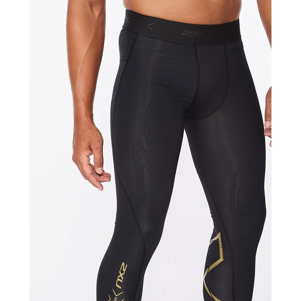 2XU Mcs X Leggings male, Black / gold, Regular