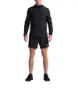 2XU Men's Aero Jacket, Black/silver reflective