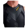 2XU Mw4992c Propel 1 Ermeløs Triatlon-drakt unisex, Black / ambition, XS