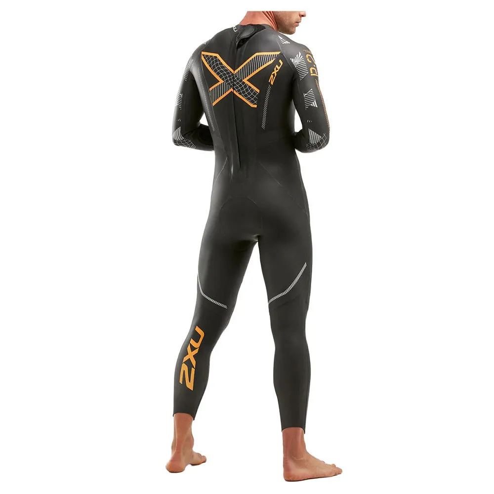 2XU P:2 Propel Våtdrakt I Neopren Refurbished unisex, Black / orange fizz, S 2XU P:2 Propel Våtdrakt I Neopren Refurbished unisex, Black / orange fizz, S