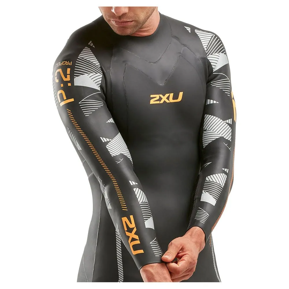 2XU P:2 Propel Våtdrakt I Neopren Refurbished unisex, Black / orange fizz, S 2XU P:2 Propel Våtdrakt I Neopren Refurbished unisex, Black / orange fizz, S