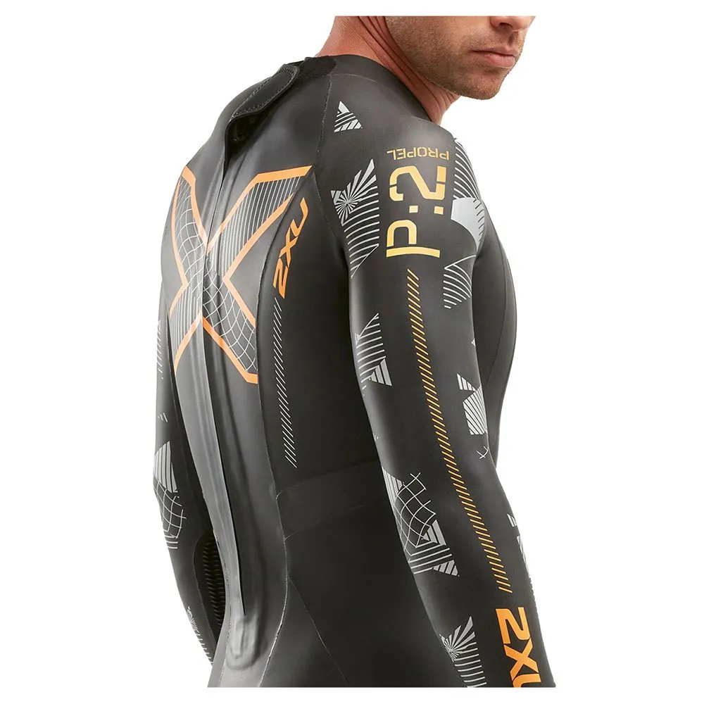 2XU P:2 Propel Våtdrakt I Neopren Refurbished unisex, Black / orange fizz, S 2XU P:2 Propel Våtdrakt I Neopren Refurbished unisex, Black / orange fizz, S