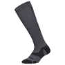 2XU Vectr Light Cushion 38- Lange Sokker 43 Cm male, Titanium / black