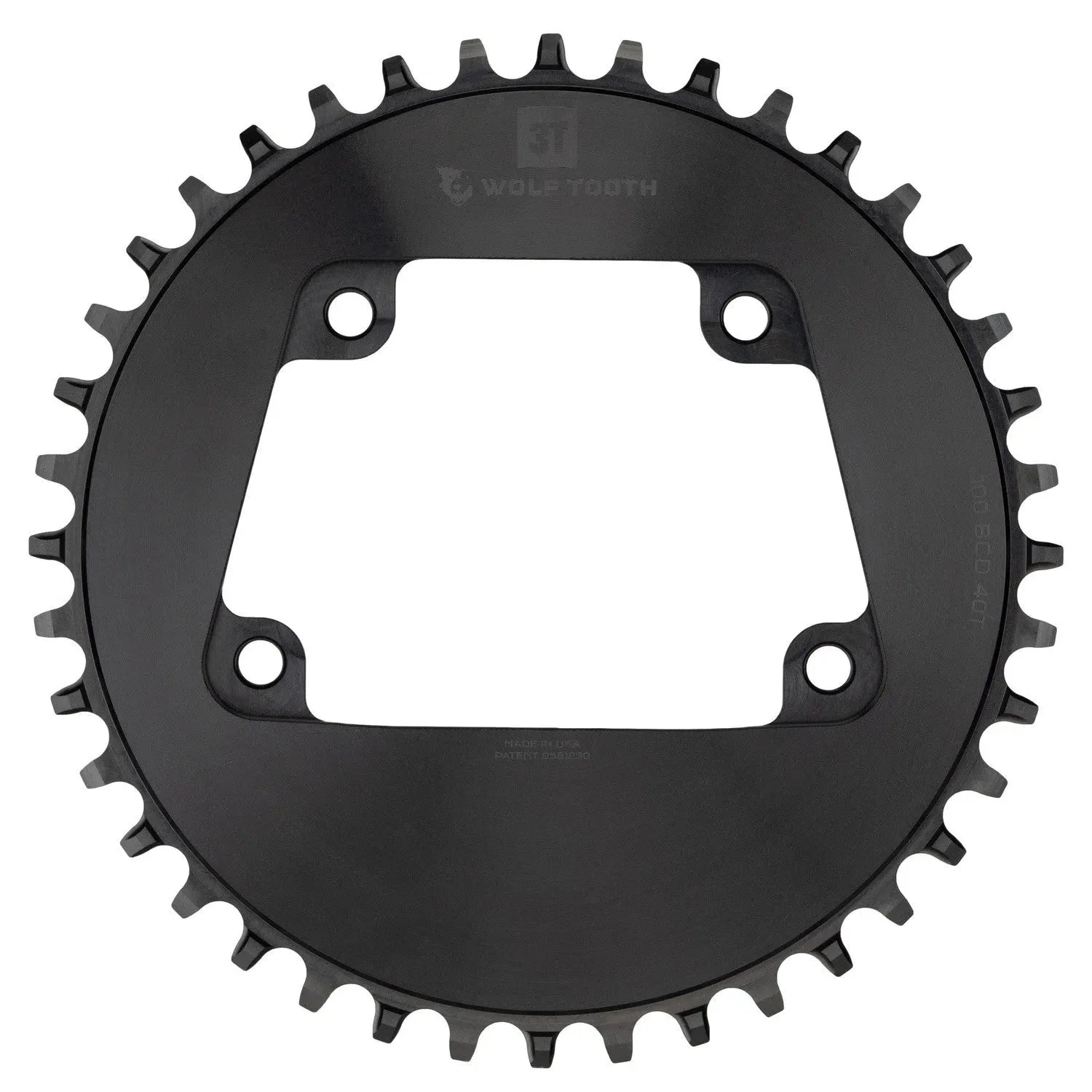 3T Torno Wolf Tooth Chainring 100BCD, 42t 3T Torno Wolf Tooth Chainring 100BCD, 42t