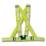 4-act Cross Belt Refleksvest, Yellow, One Size