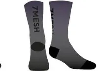 7Mesh Fading Light Sock 7.5" 7Mesh Fading Light Sock 7.5"
