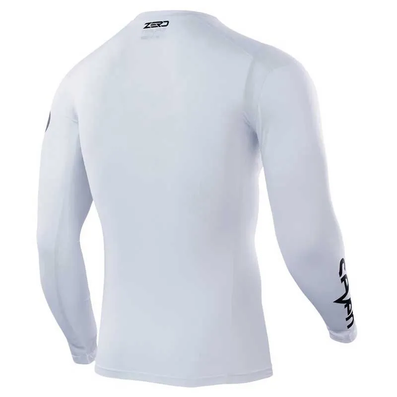 7Seven Zero Langarmet Baselag, White, M