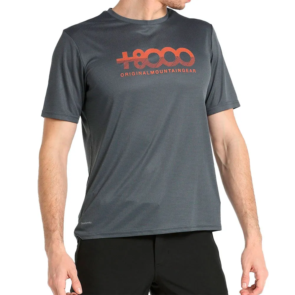 +8000 Blanc Kortarmet T-skjorte, Anthracite