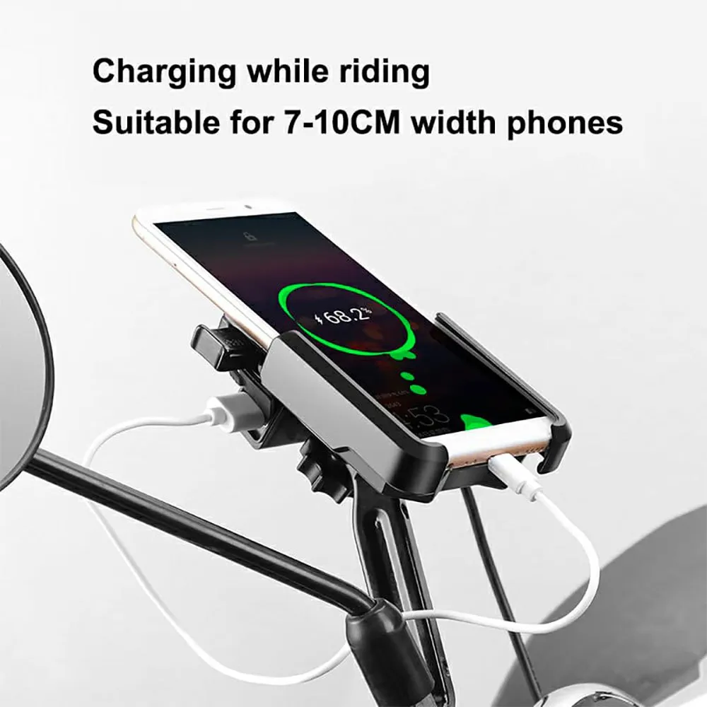 9transport Styretelefonholder, Black, One Size