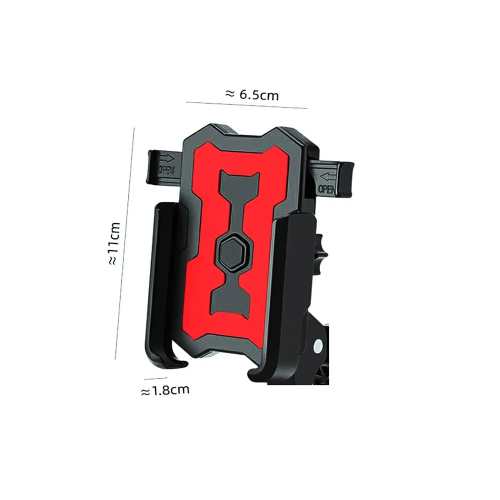 9transport Styretelefonholder, Black, One Size
