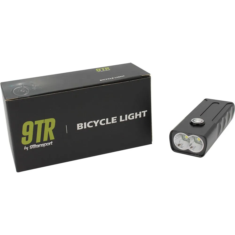 9transport Usb-b014 2 Frontlys, Black, 500 Lysstyrker 9transport Usb-b014 2 Frontlys, Black, 500 Lysstyrker