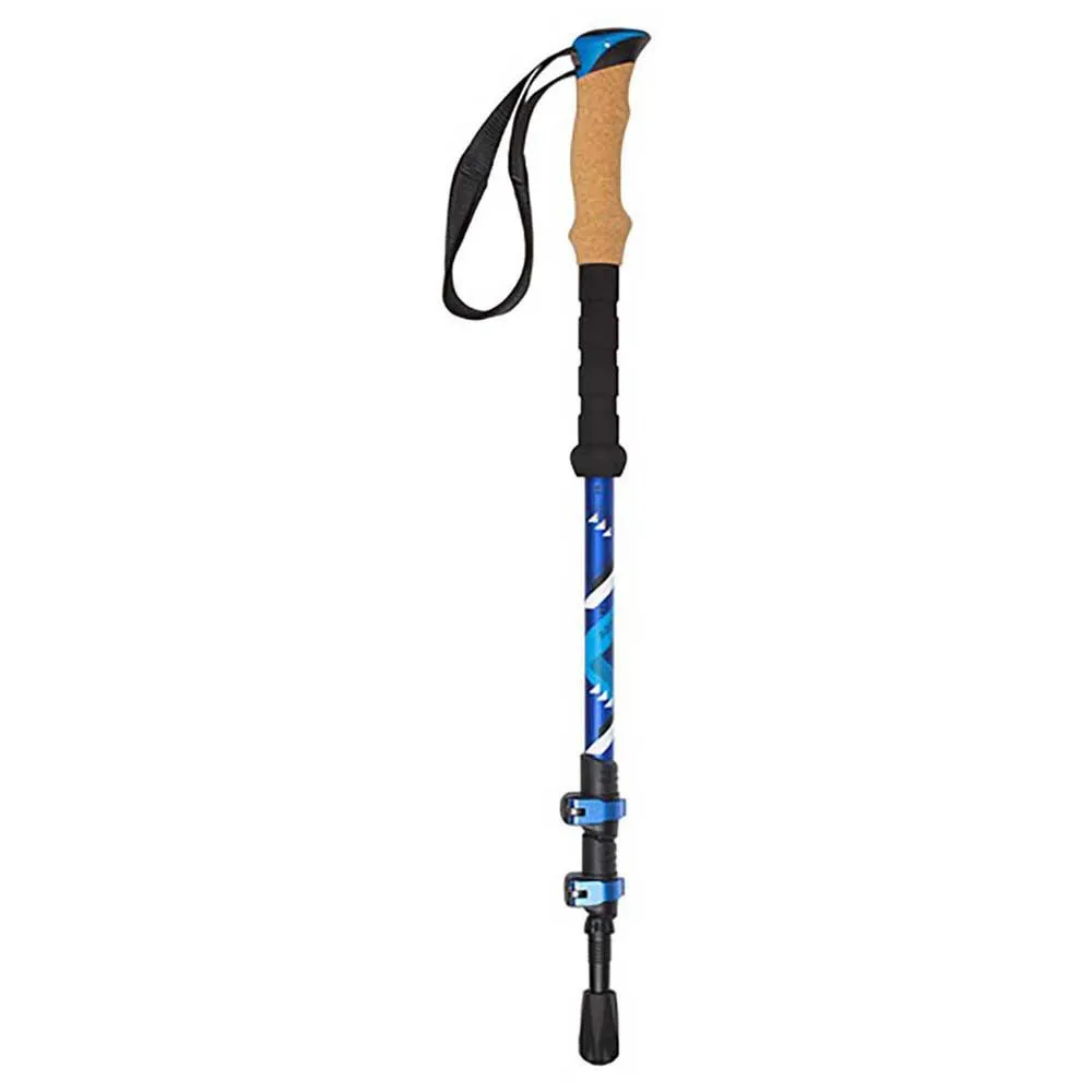 Abbey Camino Cane Cork/eva Grip Vandrestok 1 Enhet, Silver / black / blue, 63-135cm Abbey Camino Cane Cork/eva Grip Vandrestok 1 Enhet, Silver / black / blue, 63-135cm