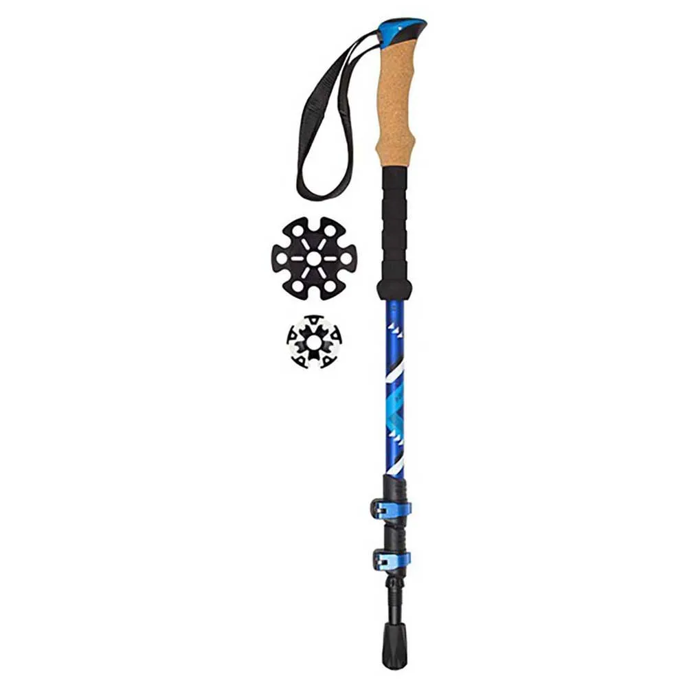 Abbey Camino Cane Cork/eva Grip Vandrestok 1 Enhet, Silver / black / blue, 63-135cm Abbey Camino Cane Cork/eva Grip Vandrestok 1 Enhet, Silver / black / blue, 63-135cm