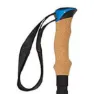 Abbey Camino Cane Cork/eva Grip Vandrestok 1 Enhet, Silver / black / blue, 63-135cm