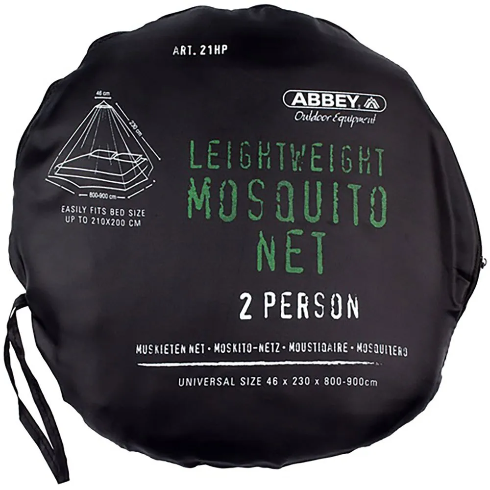 Abbey Lett Myggnett 2 Personer, White, 210 x 200cm Abbey Lett Myggnett 2 Personer, White, 210 x 200cm