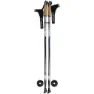 Abbey Nordic Walking Cane Spaserstokker, Silver grey / black / blue, 86-140cm