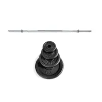 Abilica WeightBar Set 80 kg 25 mm, Vektstangsett jern