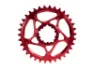 absoluteBLACK Absolute Black Drev 28T Direkte Montering SRAM GXP, Rød