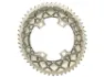 absoluteBLACK Absolute Black Oval Største Drev Til 2x11 46t, BCD Ø110, Champagne