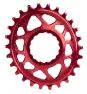 absoluteBLACK Oval 32T Drev Direkte Montering (Raceface) 3 mm Offset, Rød